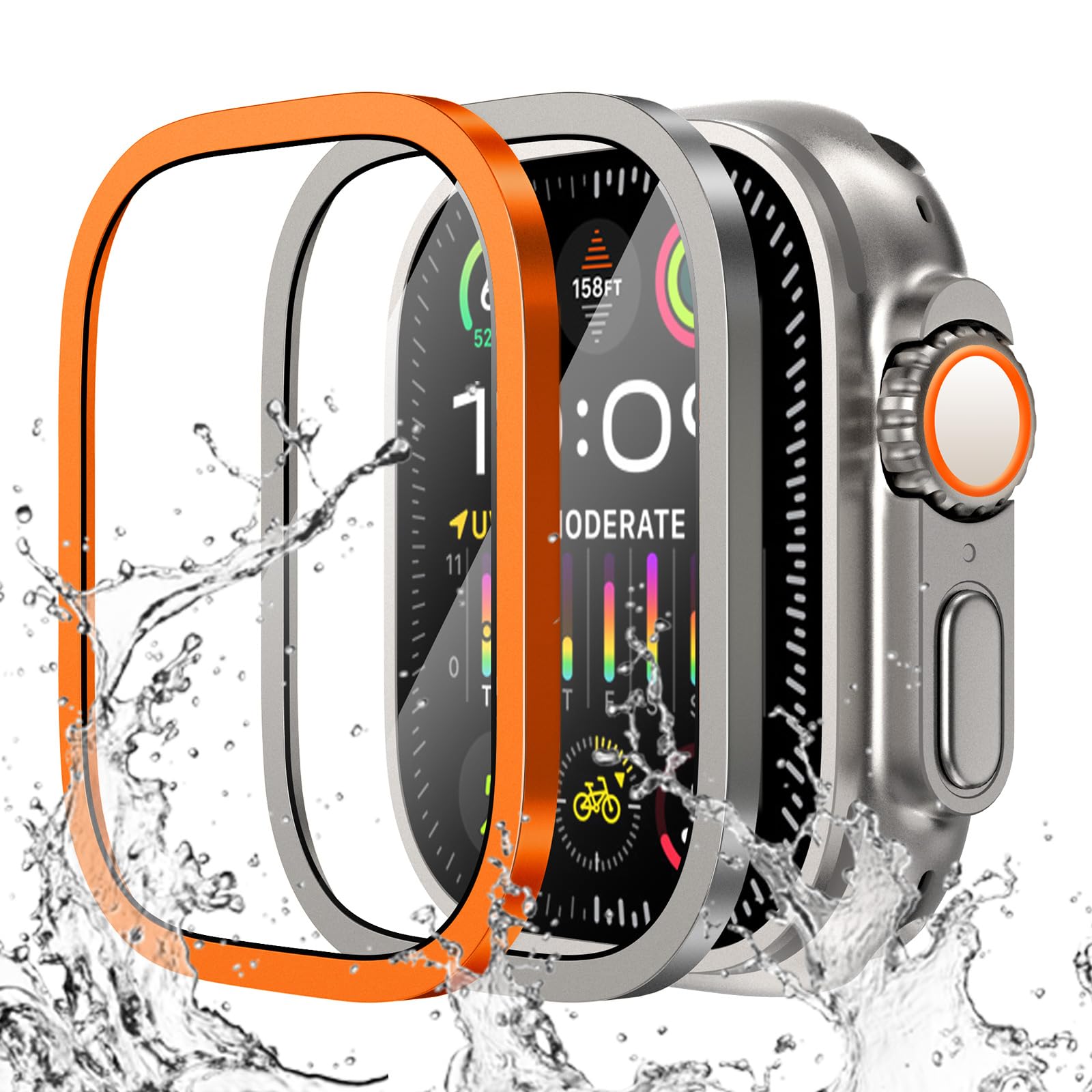 Smartwatch Case - Apple Watch Ultra 49mm 티타늄 금속
