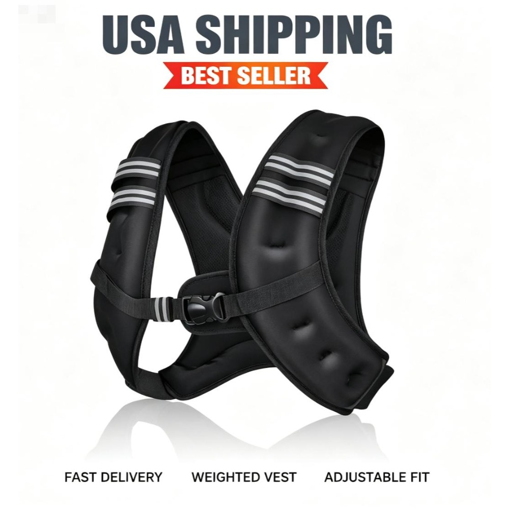 Rugged Sport Strap - 피트니스 웨이트 조끼, 철제 펠릿으로 사전