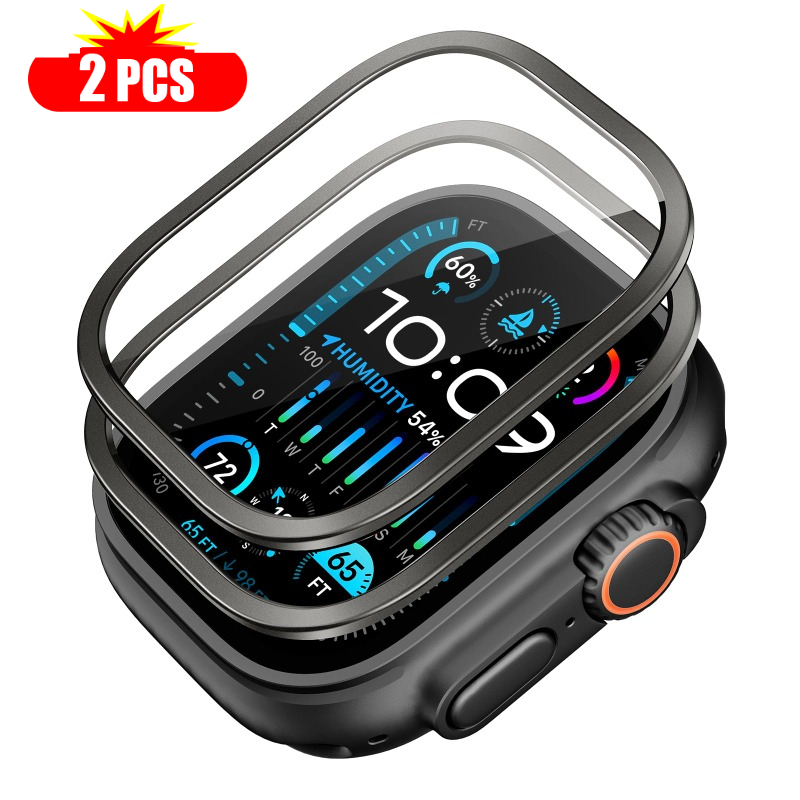 Smartwatch Case - Apple Watch 용 2pcs 강화 유리