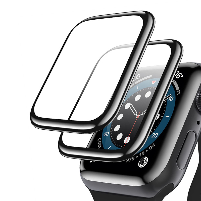 Apple Watch 화면 보호기 용 부드러운 유리 4 - Smartwatch Case 리뷰 및 가격