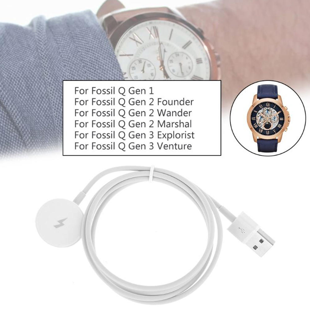 시계 충전기 케이블 USB 충전 도크 케이블 시계 전원 - Fossil Smartwatch Accessories 리뷰 및 가격