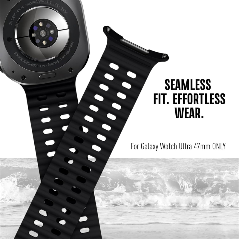 삼성 갤럭시 워치 울트라 47mm용 실리콘 스트랩, 소 - Samsung Smartwatch Ultra Accessories 리뷰 및 가격